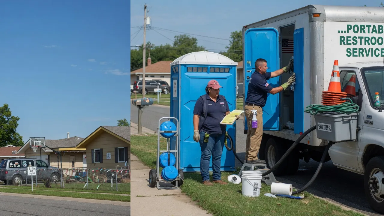 Portable Toilet Rental in Rombauer, MO near me